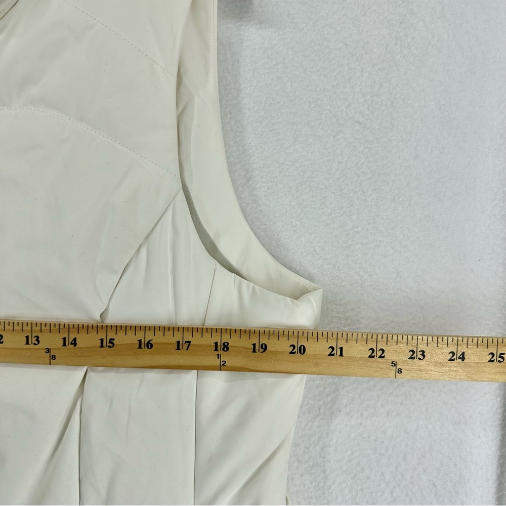 LizGolf Liz Claiborne Puff Vest Womens Large White - Picture 4 of 8